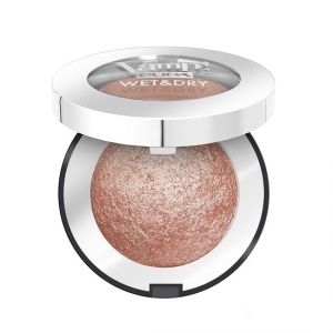 Сенки за очи с блестящ ефект 1g Pupa Vamp! Wet&Dry Eyeshadow  103 Rose Gold 