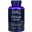 Д Рибоза 1020 mg 100 вег.табл.  Life Extension D Ribose Tablets