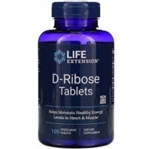 Д Рибоза 1020 mg 100 вег.табл.  Life Extension D Ribose Tablets
