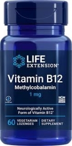 Метилкобаламин 1000 µg 100 табл. за смучене Life Extension Vitamin B12 Methylcobalamin