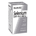 СЕЛЕН 100µg + ВИТ Е 400iu 30 капс. HealthAid Selenium With Vitamin E 