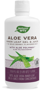 АЛОЕ ВЕРА ГЕЛ И СОК  ПЛОДОВ 1 L Aloe Vera Gel & Juice berry flavor  Nature's Way