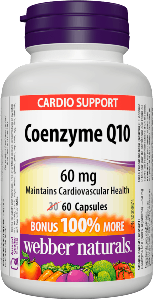 Коензим Q10 60 mg 60 капс. Webber Naturals Coenzyme  Q10 