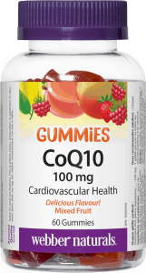 Коензим Q10 100 mg 60 жел.бонбони Webber Naturals CoQ10 Gummies Mixed Fruit
