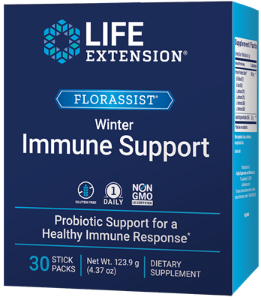 Зимна поддръжка на имунната система 30 сашета Life Extension FLORASSIST® Winter Immune Support