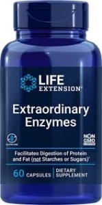 Оптимална формула ензими 60 капс. Life Extension Extraordinary Enzymes