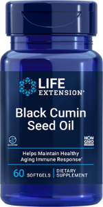Черен кимион масло 500 mg 60 софтгел капс. Life Extension Black Cumin Seed Oil