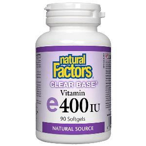 Витамин Е 400 IU 90 софтгел капс. Natural Factors Clear Base Vitamin E Natural Source