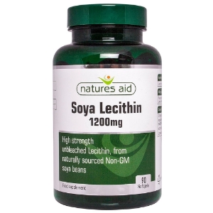 Соев лецитин 1200 mg 90 капс. Natures Aid Soya Lecithin