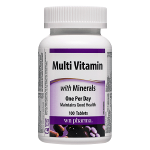 Мултивитамини + Минерали 100 табл.  Webber Naturals Multi Vitamins With Minerals