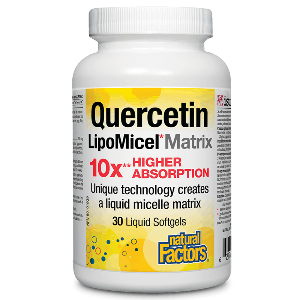 Кверцетин 250 mg 30 софтгел капс. Natural Factors Quercetin LipoMicel Matrix
