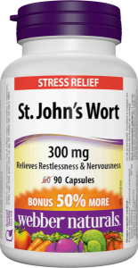 Жълт кантарион 300 mg 60 капс. Webber Naturals St. John's Wort