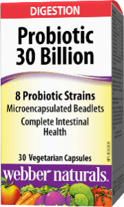 Пробиотик 8 щама 30 млрд. активни пробиотици 30 капс. Webber Naturals  Probiotic 30 Billion 8 Probiotic Strains