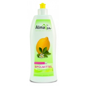 Био препарат за ръчно измиване на съдове 500 ml AlmaWin Washing up Liquid Lemongrass