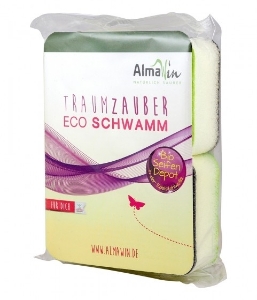 Еко гъба с био сапун x 2 ALMAWIN SAUBERZAUBER ECO SPONGE 