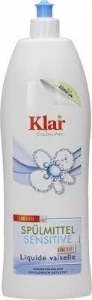 Био препарат за съдове сензитив  1l KLAR WASHING-UP LIQUID SENSITIVE 