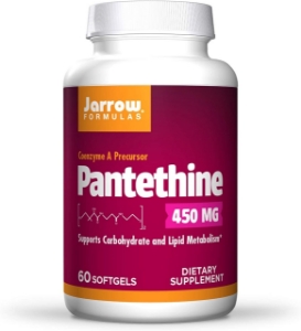 Пантетин 450 mg 60 софтгел капс.  Jarrow Formulas Pantethine