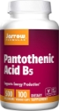 Д-калциев пантотенат (витамин B5) 500 mg 100 вег.капс.   Jarrow Formulas Pantothenic Acid B5