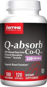 Убихинон с висока абсорбация  100 mg 120 софтгел капс. Jarrow Formulas Q-absorb® Co-Q10