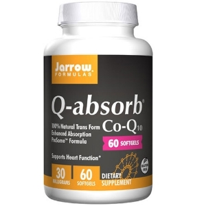 Убихинон с висока абсорбация  30 mg 60 софтгел капс. Jarrow Formulas Q-absorb® Co-Q10