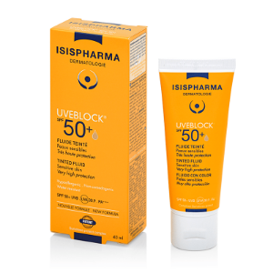 ISISPHARMA УВЕБЛОК КРЕМ ОЦВЕТЯВАЩ 40 ml UVEBLOCK 50+ light tint