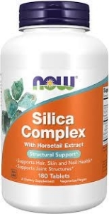 Силиций комплекс с екстракт от хвощ 575 mg 90 табл. NOW Foods Silica Complex