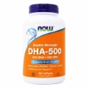 Рибено масло с висока концентрация на омега-3 DHA 180 софтгел капс.  NOW Foods DHA-500 Double Strength