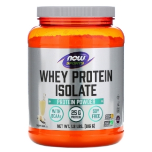Суроватъчен протеин изолат 816g NOW Foods Sports Whey Protein Isolate Creamy Vanilla Powder