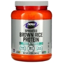 Протеини от кафяв ориз 907g NOW Foods Sports Sprouted Brown Rice Protein Powder