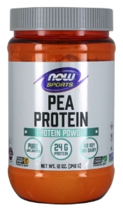 Растителен протеин 907 g NOW Foods Sports Pea Protein, Pure Unflavored Powder