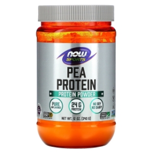 Растителен протеин 340 g NOW Foods Sports Pea Protein Pure Unflavored Powder	