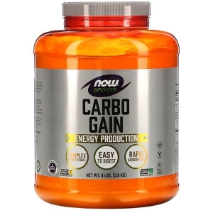 Kомплексни въглехидрати (Малтодекстрин) 3.6kg NOW  Sports Carbo Gain Powder