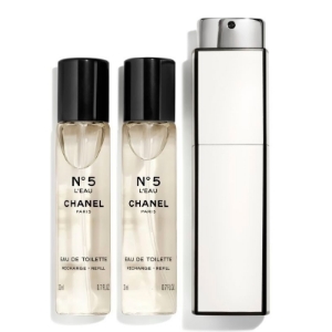 EDT за жени 3 x 20 ml Chanel No 5 Eau de Toilette Twist and Spray