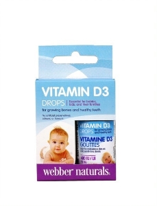 ВИТАМИН D3 КАПКИ 400 IU 2 x 15 ml Webber Naturals Vitamin D3 Drops
