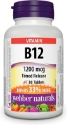 ВИТАМИН В12 ЦИАНОКОБАЛАМИН 1200 µg 80 табл. Webber Naturals Vitamin B12 Cyanocobalamin