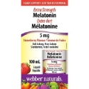 МЕЛАТОНИН КАПКИ ягода 100 ml Webber Naturals  Melatonin Extra Strength
