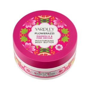 Хидратиращо масло за тяло Магнолия и Орхидея 200 ml Yardley London FLOWERAZZI Magnolia & Pink Orchid Moisturising Body Butter