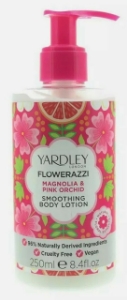 Възстановяващ лосион за тяло Магнолия и Орхидея 250 ml Yardley London FLOWERAZZI Magnolia & Pink Orchid Smoothing Body Lotion