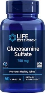 Глюкозамин сулфат 750 mg  60 капс. Life Extension Glucosamine Sulfate