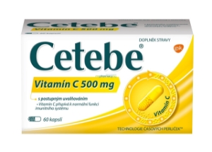 ЦЕТЕБЕ 500 mg 60 капс. Cetebe® Vitamin C Retard