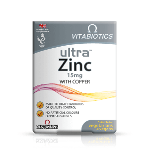 УЛТРА ЦИНК 15 mg 60 табл. Vitabiotics Ultra Zinc with copper