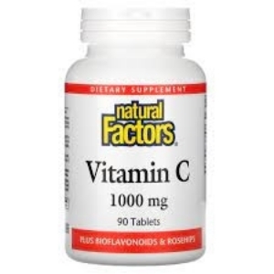 ВИТАМИН C 1000 mg + ШИПКА И БИОФЛАВОНИ 90 табл. Natural Factors Vitamin C Plus Bioflavonoids & Rosehips