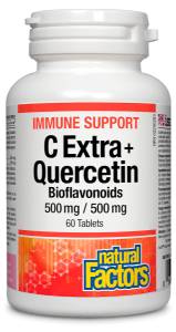 Кверцетин Биофлавоноиди 60 капс. Natural Factors C Extra + Quercetin 500 mg / 500 mg Bioflavonoids