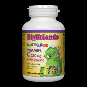 Витамин С за деца 250 mg 90 дъвч. табл. Natural Factors Vitamin C Chewable