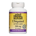 Убиквинол  Активен Коензим  Q10 200 mg 30 софтгел капс. Natural Factors Ubiquinol Active CoQ10