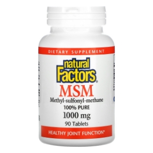 Метилсулфонилметан 1000 mg  90 капс. Natural Factors MSM Methyl-sulfonyl-methane