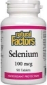 СЕЛЕН 100 mcg 90 табл. Natural Factors Selenium 