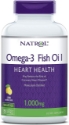 Natrol Омега 3 Рибено Масло 1000 mg 150 гел капс. Omega 3 Fish Oil Lemon