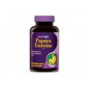 Natrol Папая ензмим 100 дъвчащи табл. Papaya Enzyme Chewable Tablets 