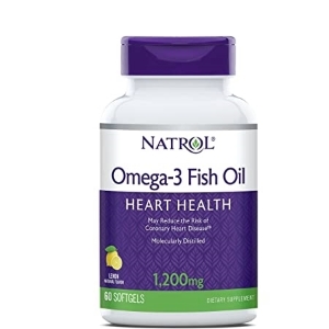 Natrol Омега 3 Рибено Масло 1200 mg 60 гел капс. Omega 3 Fish Oil 